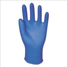 Disposable Powder-Free Nitrile Gloves, Medium, Blue, 5 mil, 100/Box1