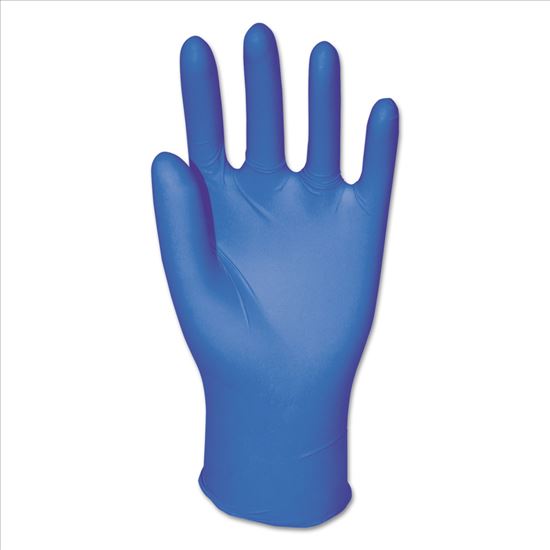 Disposable Powder-Free Nitrile Gloves, Medium, Blue, 5 mil, 100/Box1