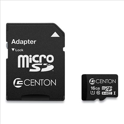 microSDHC Memory Card with SD Adapter, UHS-I U1 Class 10, 16 GB1