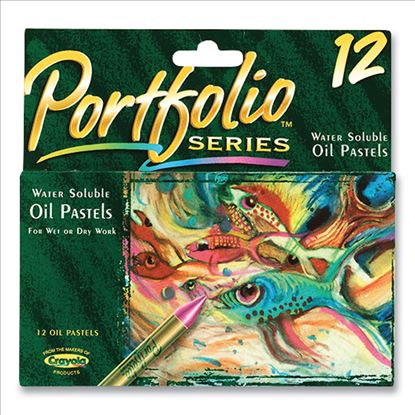 Portfolio Series Oil Pastels, 12 Assorted Colors, 12/Pack1