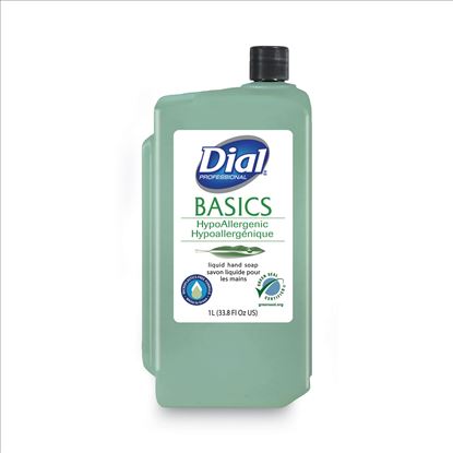 Basics MP Free Liquid Hand Soap, Unscented, 1 L Refill Bottle, 8/Carton1