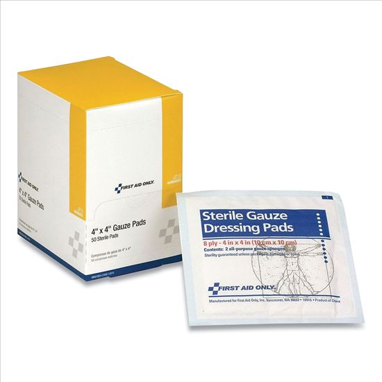 Sterile Gauze Pads, 4 x 4, 50/Box1