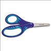 Kids/Student Softgrip Scissors, Rounded Tip, 5" Long, 1.75" Cut Length, Randomly Assorted Straight Handles2