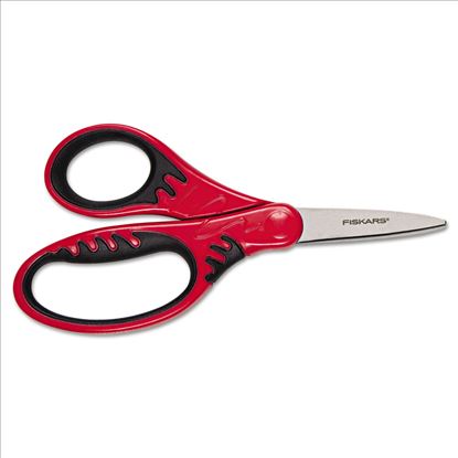 Picture of Kids/Student Softgrip Scissors, Pointed Tip, 5" Long, 1.75" Cut Length, Randomly Assorted Straight Handles