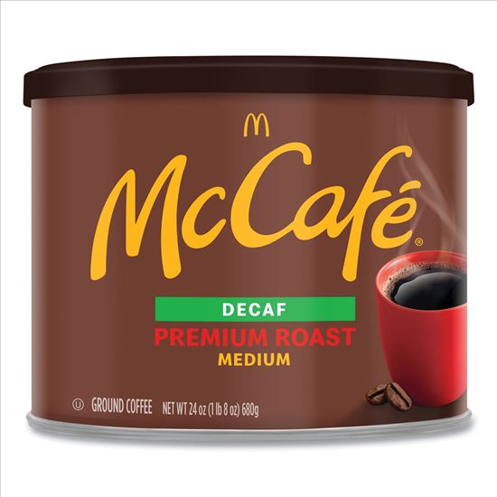 Ground Coffee, Premium Roast Decaf, 24 oz Can1