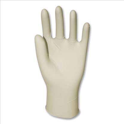 Latex General-Purpose Gloves, Powder-Free, Large, Natural, 1,000/Carton1