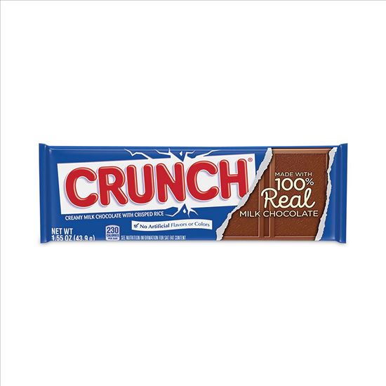 Crunch Bar, Individually Wrapped, 1.55 oz, 36/Box, Delivered in 1-4 Business Days1