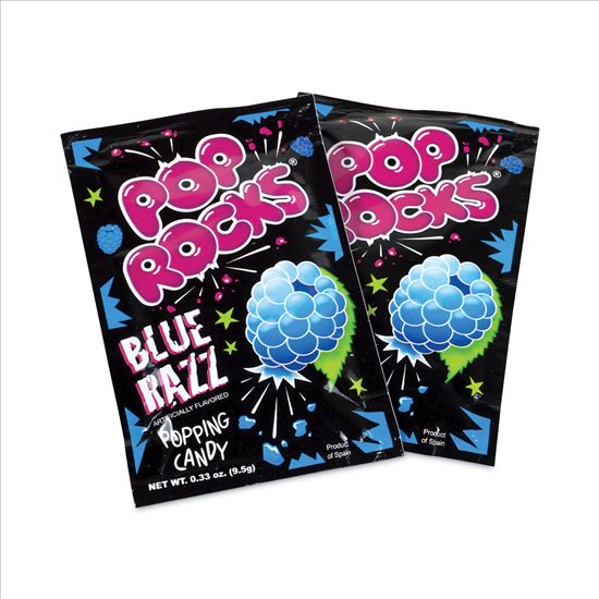 Sugar Candy, Blue Raspberry, 0.33 oz Pouches, 24/Pack, Delivered in 1-4 Business Days1