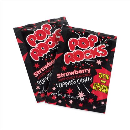 Sugar Candy,Strawberry, 0.33 oz Pouches, 24/Pack, Delivered in 1-4 Business Days1