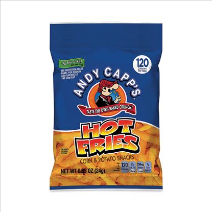 Hot Fries, Spicy Hot, 0.85 oz Bag, 72/Box Delivered in 1-4 Business Days1