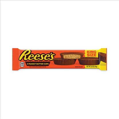 King Size Peanut Butter Cups, 2.8 oz Bar, 24 Bars/Box, Delivered in 1-4 Business Days1