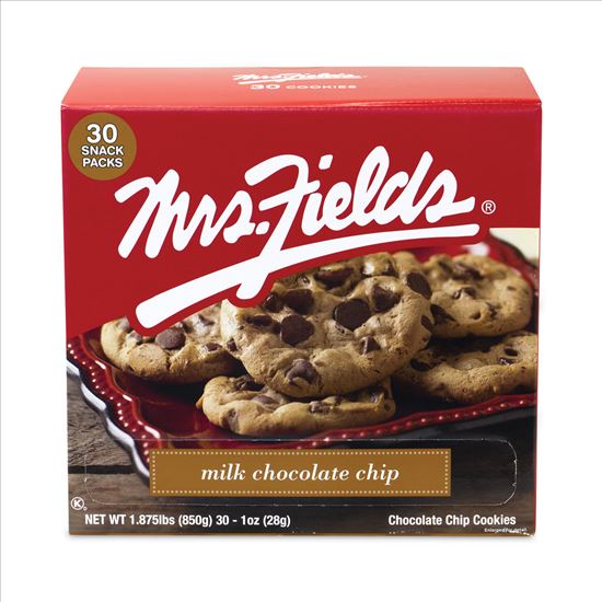 Milk Chocolate Chip Cookies, 1 oz, Indidually Wrapped Pack, 30/Box, Delivered in 1-4 Business Days1