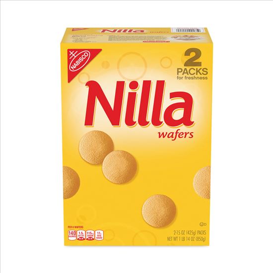 Nilla Wafers, 15 oz Box, 2 Boxes/Pack, Delivered in 1-4 Business Days1