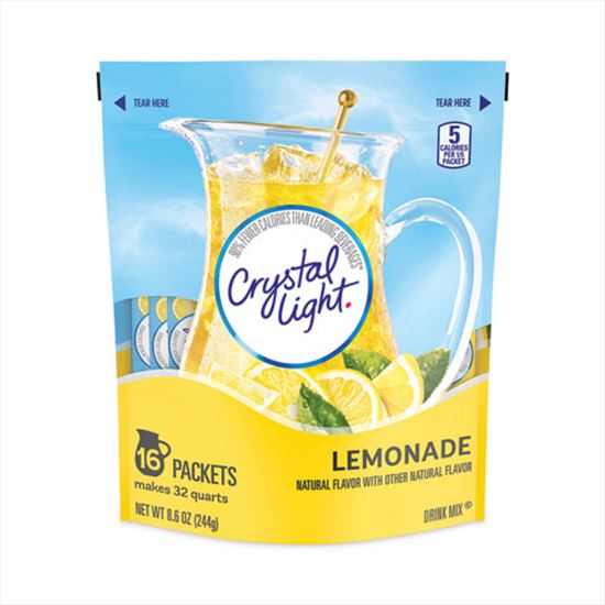 Flavored Drink Mix Pitcher Packs, Lemonade, 0.14 oz Packets, 16 Packets/Pouch, Delivered in 1-4 Business Days1