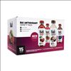 Antioxidant Infused Beverage, Variety Pack, 18 oz Bottle, 15/Box, Delivered in 1-4 Business Days1