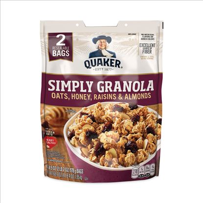 Simply Granola, Oats, Honey, Raisins and Almonds, 34.5 oz Bag, 2 Bags/Pack, Delivered in 1-4 Business Days1