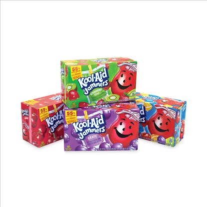 Jammers Juice Pouch Variety Pack, 6 oz Pouch, 40/Pack, Delivered in 1-4 Business Days1