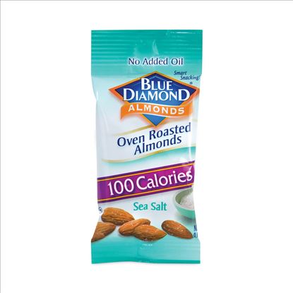 Oven Roasted Sea Salt Almonds, 0.6 oz Bag, 7 Bags/Box, 6 Box Count, Delivered in 1-4 Business Days1