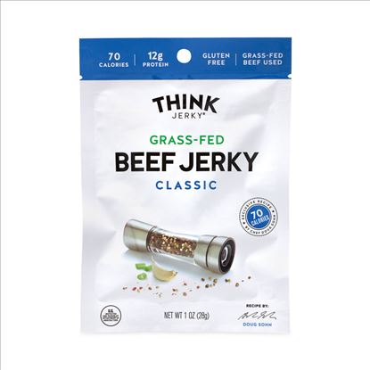 Classic Beef Jerky, 1 oz Pouch, 12/Pack, Delivered in 1-4 Business Days1