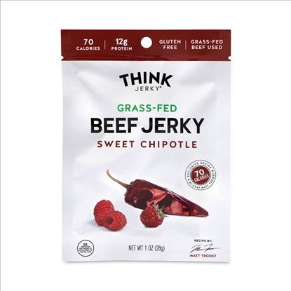 Sweet Chipotle Beef Jerky, 1 oz Pouch, 12/Pack, Delivered in 1-4 Business Days1