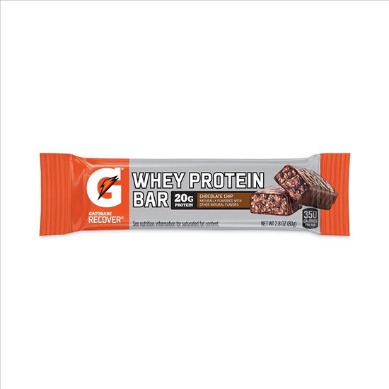 Recover Chocolate Chip Whey Protein Bar, 2.8 oz Bar, 12 Bars/Box, Delivered in 1-4 Business Days1