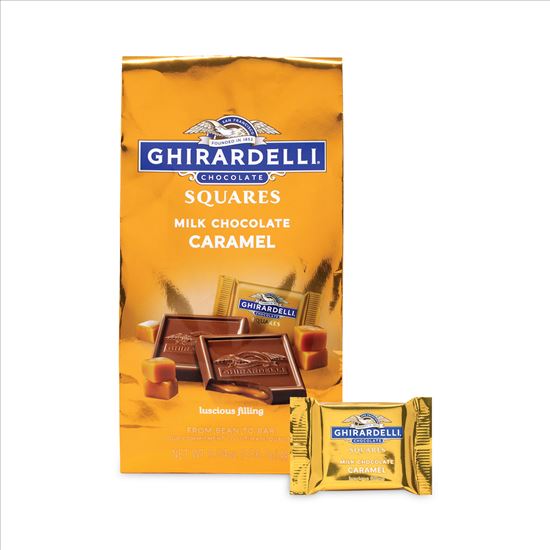 Milk Chocolate and Caramel Chocolate Squares, 9.02 oz Packs, 2 Count, Delivered in 1-4 Business Days1