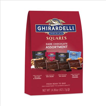 Squares Premium Dark Chocolate Assortment, 14.86 oz Bag, Delivered in 1-4 Business Days1