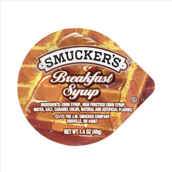 Breakfast Syrup Single Serve Packs, 1.4 oz Mini-Tub, 100/Box, Delivered in 1-4 Business Days1