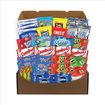 Quarantine Snack Box, 42 Assorted Snacks, 5 lb Box, Delivered in 1-4 Business Days1