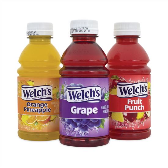 Fruit Juice Variety Pack, Fruit Punch, Grape, and Orange Pineapple, 10 oz Bottles, 24/Carton, Delivered in 1-4 Business Days1