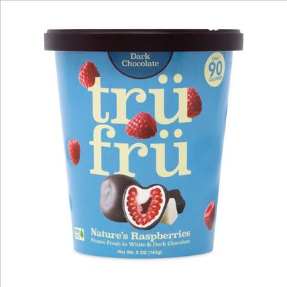 Nature's Hyper-Chilled Raspberries in White and Dark Chocolate, 5 oz Cup, 8/Carton, Delivered in 1-4 Business Days1