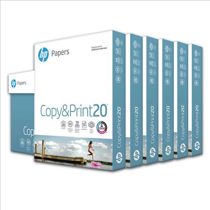 CopyandPrint20 Paper, 92 Bright, 20 lb Bond Weight, 8.5 x 11, White, 400 Sheets/Ream, 6 Reams/Carton1
