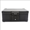 Fire and Waterproof Safe Chest with Carry Handle, 16 x 12.6 x 6.6, Black1