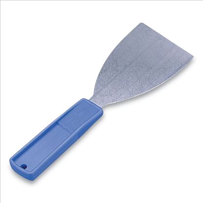 Putty Knife, 3" Wide, Stainless Steel Blade, Blue Polypropylene Handle1