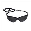 V30 Nemesis Safety Glasses, Black Frame, Smoke Anti-Fog Lens2