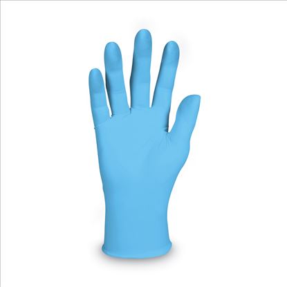 G10 Comfort Plus Blue Nitrile Gloves, Light Blue, Large, 100/Box1