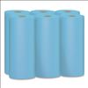 Shop Towels, 1-Ply, 10.4 x 11, Blue, 55/Roll, 6 Rolls/Pack1