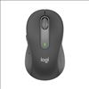 Signature M650 Wireless Mouse, 2.4 GHz Frequency, 33 ft Wireless Range, Large, Right Hand Use, Graphite1