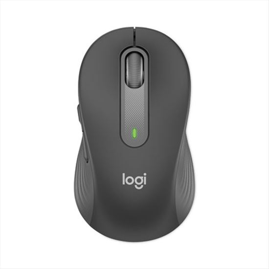 Signature M650 Wireless Mouse, 2.4 GHz Frequency, 33 ft Wireless Range, Large, Right Hand Use, Graphite1