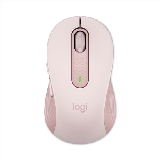 Signature M650 Wireless Mouse, 2.4 GHz Frequency, 33 ft Wireless Range, Medium, Right Hand Use, Rose1