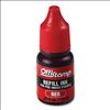 Refill Ink for Pre-Inked Stamps, 0.33 oz, Red2