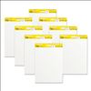 Vertical-Orientation Self-Stick Easel Pads, Unruled, 30 White 25 x 30 Sheets, 8/Pack1