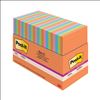 Pads in Energy Boost Collection Colors, Note Ruled, 4" x 6", 45 Sheets/Pad, 24 Pads/Pack1