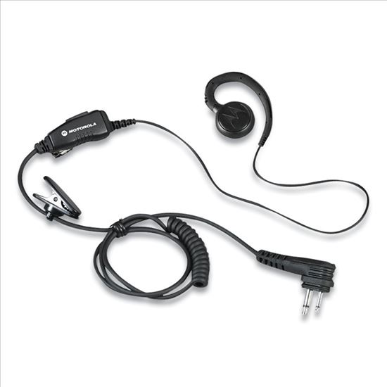 Swivel Monaural Over-The-Ear Earpiece With In-Line Microphone and PTT, Black1