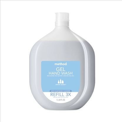 Gel Hand Wash Refill Tub, Sweetwater, 34 oz Tub, 4/Carton1