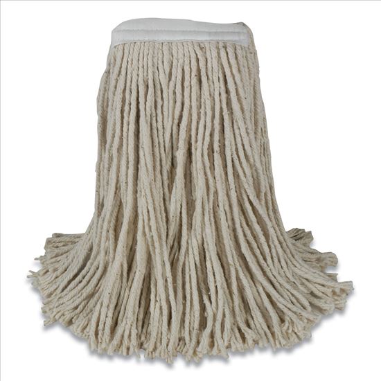 Economy 53 Series Mop Head, 16 oz, Cotton, Natural1