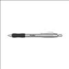 Profile Ballpoint Pen, Retractable, Medium, 1 mm, Black Ink, Black/Silver Barrel, 2/Pack2