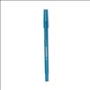 Write Bros. Ballpoint Pen, Stick, Fine 0.8 mm, Blue Ink, Blue Barrel, 12/Pack1