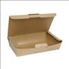 EarthChoice Tamper Evident OneBox Paper Box, 9 x 4.85 x 2, Kraft, 100/Carton2