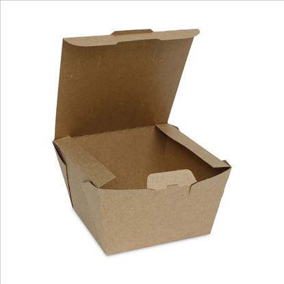 EarthChoice Tamper Evident OneBox Paper Box, 4.5 x 4.5 x 3.25, Kraft, 200/Carton1